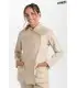 Chaqueta Beige Cuello Mao Onda Mujer 8057824 Dyneke Frente