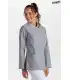 Chaqueta Gris Cuello Mao Onda Mujer 8057844 Dyneke Frente
