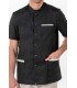 Chaqueta Negra Hombre Cuello Mao 8072841 Dyneke Detalles
