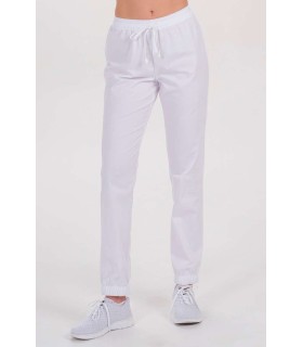 Pantalon Goma Tobillo Elastico Blanco 8097500 Dyneke Frente