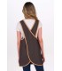 Estola Reversible Tejano Marron 8098448 Dyneke Parte Trasera