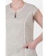 Casaca Beige Entallada Vivo Blanco Mujer 8119824 Dyneke Detalles
