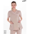 Chaqueta Microfibra Elastica Biege Mujer 8133785 Dyneke Frente