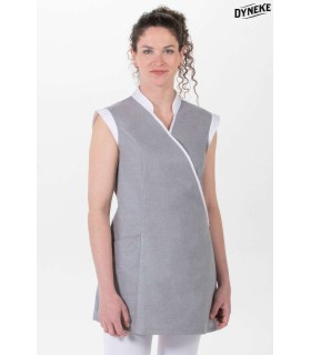 Estola Kimono Gris Contraste Mujer 8154844 Dyneke Frente