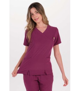 Casaca Elastica Mujer Burdeos 8173201 Dyneke Frente