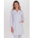 Bata Larga Mujer Boton Transparente 8194700 Dyneke Frente