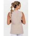 Casaca De Limpieza Rayas Beige Mujer 8041569 Dyneke Parte Trasera