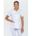 Chaqueta Mujer Cuello Y Manga Vivo Pistacho 8043887 Dyneke Frente