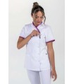 Chaqueta Mujer Cuello Y Manga Vivo Morado 8043892 Dyneke Lateral