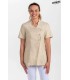 Chaqueta Asia Beige Pespuntes Mujer 8044824 Dyneke Frente