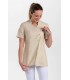 Chaqueta Asia Beige Pespuntes Mujer 8044824 Dyneke Lateral