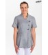 Chaqueta Asia Gris Pespuntes Mujer 8044844 Dyneke Frente
