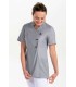 Chaqueta Asia Gris Pespuntes Mujer 8044844 Dyneke Lateral