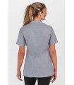 Chaqueta Asia Gris Pespuntes Mujer 8044844 Dyneke Parte Trasera