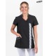 Chaqueta Negra Cuello Y Vista Estampado 8051571 Dyneke Frente