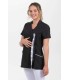 Chaqueta Negra Cuello Y Vista Estampado 8051571 Dyneke Lateral