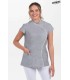 Chaqueta Gris Cuello Mao Onda Mujer 8064844 Dyneke Frente