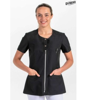 Chaqueta Negra Mujer Canesu Corchete 8065571 Dyneke Frente