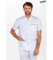 Chaqueta Hombre Cuello Mao Contraste Gris 8072491 Dyneke Frente