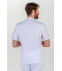Chaqueta Hombre Cuello Mao Blanca 8072700 Dyneke Parte Trasera