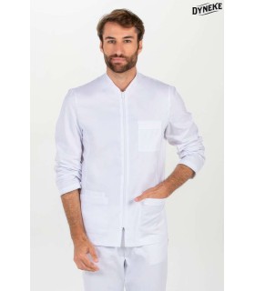 Chaqueta Hombre Cremallera Blanca 8073700 Dyneke Frente