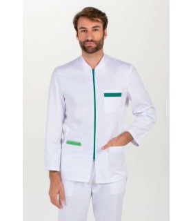 Chaqueta Hombre Cremallera Contraste Verde 8073873 Dyneke Frente