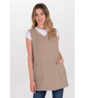 Estola Beige Mujer Cuello Pico 8086709 Dyneke Frente