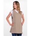 Estola Beige Mujer Cuello Pico 8086709 Dyneke Lateral