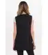 Estola Negra Mujer Cuello Pico 8086725 Dyneke Parte Trasera