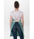 Delantal Peto Loneta Verde Tricolor 8128346 Dyneke Parte Trasera