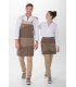 Delantal Peto Loneta Marron Tricolor 8128381 Dyneke Modelos