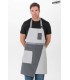 Delantal Peto Gris Asimetrico 8129388 Dyneke Frente