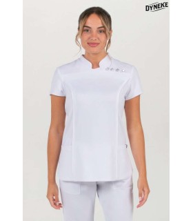 Casaca Blanca Punto Pique 8248783 Dyneke
