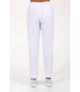 Pantalon Blanco Punto Pique 8268783 Dyneke Parte Trasera