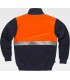 Sudadera reflectante con cierre de media cremallera C9841. Workteam4