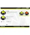 Sudadera reflectante con cierre de media cremallera C9841. Workteam5