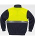 Sudadera reflectante con cierre de media cremallera C9841. Workteam2