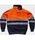 Sudadera de alta visibilidad certificada C3839. Workteam3