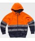 Sudadera de Alta visibilidad con cierre de cremallera C9036. Workteam3