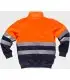 Sudadera de alta visibilidad certificada con cierre de cremallera C9037. Workteam4