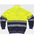 Sudadera de Alta visibilidad con cierre de media cremallera C9035. Workteam2