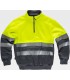 Sudadera de Alta visibilidad con cierre de media cremallera C9035. Workteam5