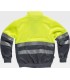 Sudadera de Alta visibilidad con cierre de media cremallera C9035. Workteam6
