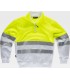 Sudadera de Alta visibilidad con cierre de media cremallera C9035. Workteam7