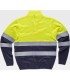 Jersey de alta visibilidad certificado con cuello alto con cierre C5511. Workteam1