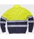 Jersey de alta visibilidad certificado con cuello alto con cierre C5511. Workteam2