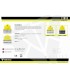 Chaleco guateado de alta visibilidad bicolor c1010. Workteam5
