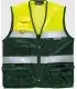 Chaleco fino de alta visibilidad multibolsillos C4010. Workteam7