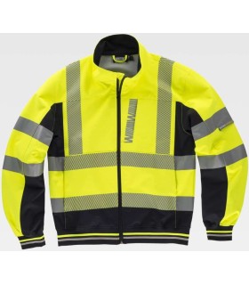 Chaqueta Workshell ligera de alta visibilidad con cintas segmentadas C3595. Workteam3