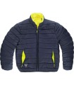 Chaqueta reversible acolchada de alta visibilidad con cintas segmentadas C8210. Workteam3